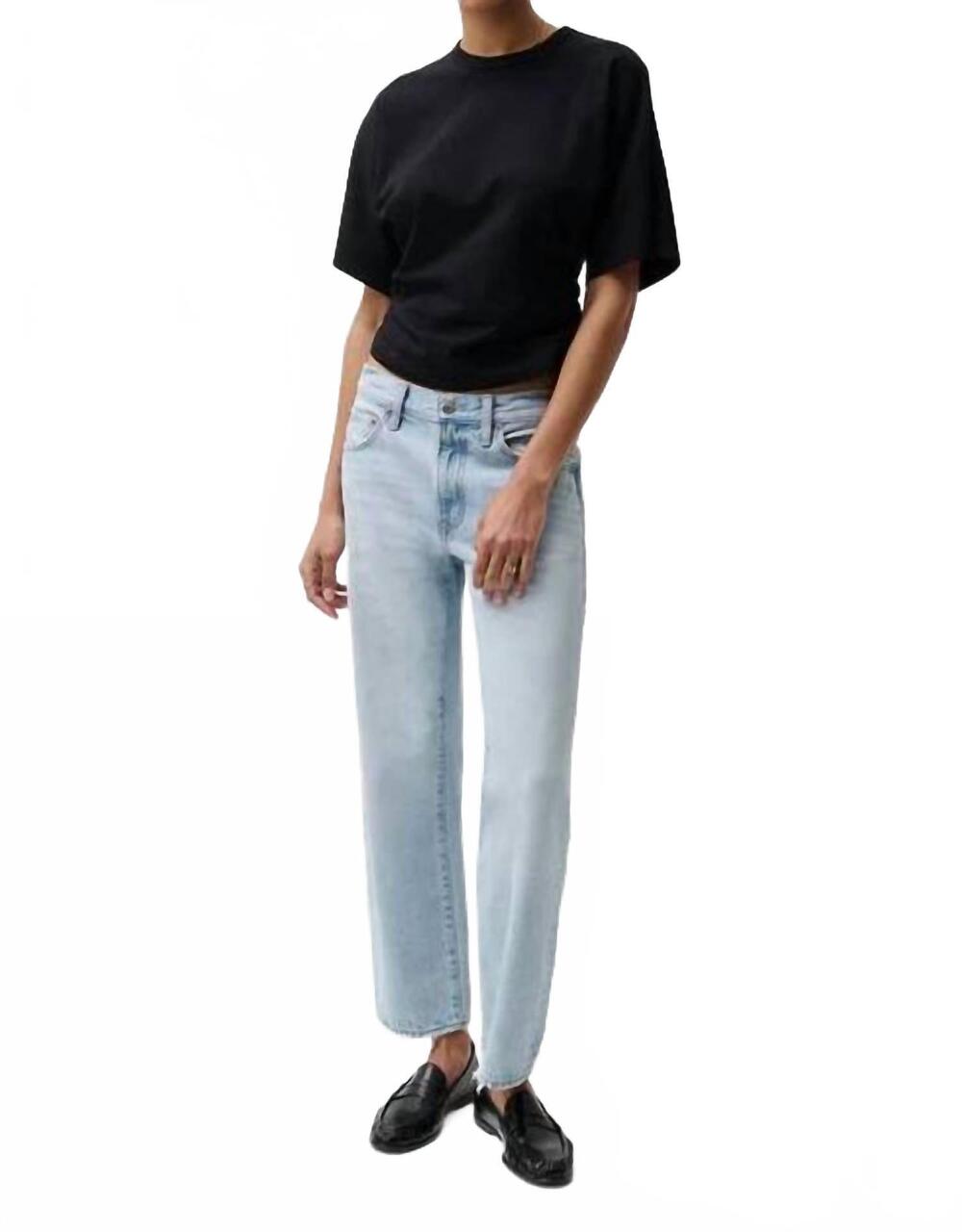 NEW PISTOLA lexi bowed straight jeans in dolce vita vintage